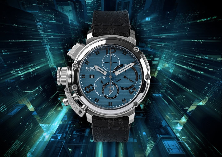 9589 CHIMERA 46MM CHRONO SS BLUE